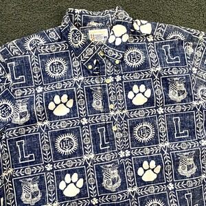 Reyn Spooner Hawaiian Shirt Mens Large Loyola High school Reverse Print Popover